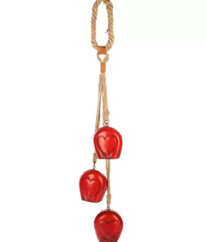 Boutique de Noël Cloches & Grelots*Home Decor, Red Bell Door Hanger