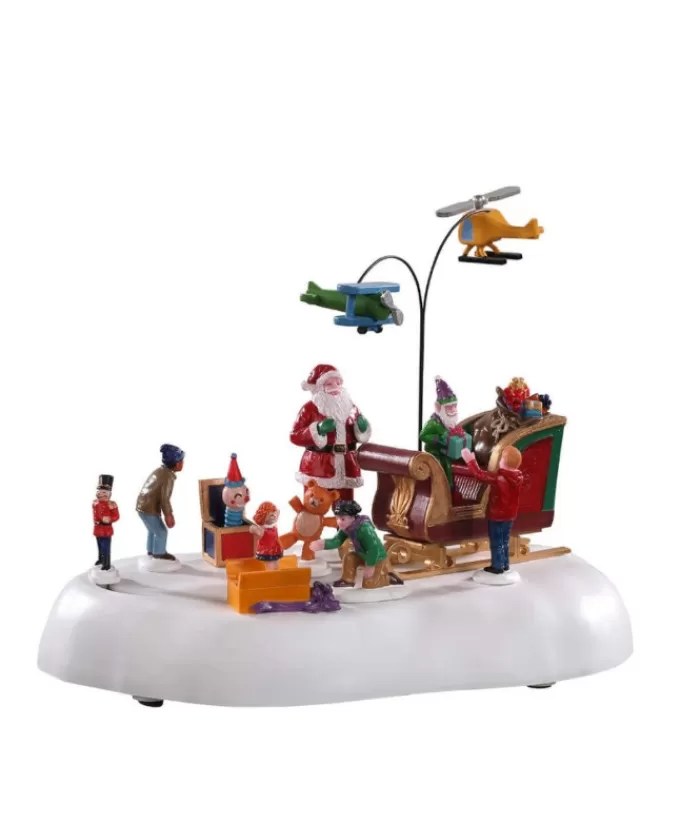 Boutique de Noël Pièces Animées Musicales*Jolly Toys Santas Sled