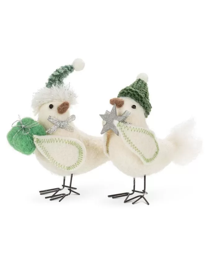 Boutique de Noël Animaux*Xmas Tree Ornament, Woolly Bird With A Silver Star